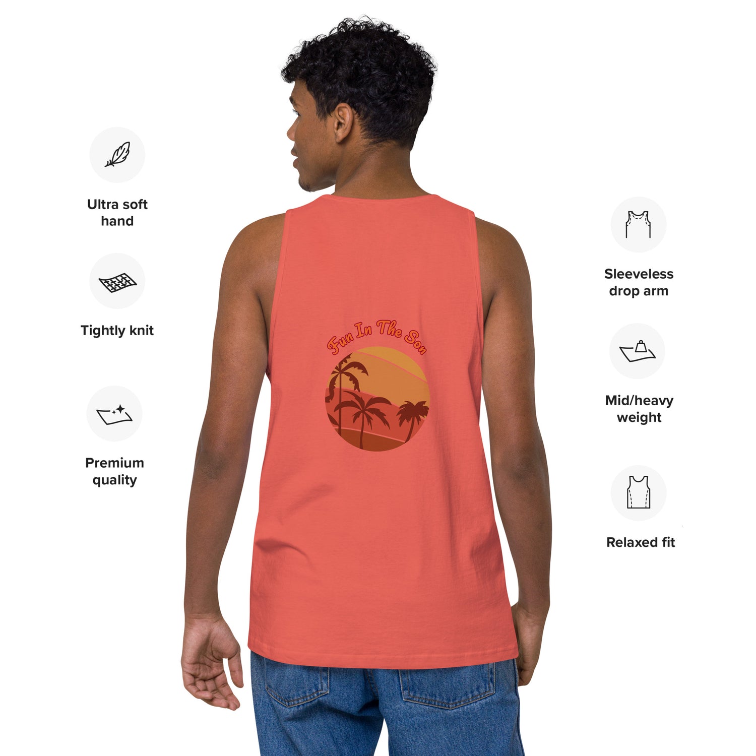 "Fun In the Son"- Men’s premium tank top