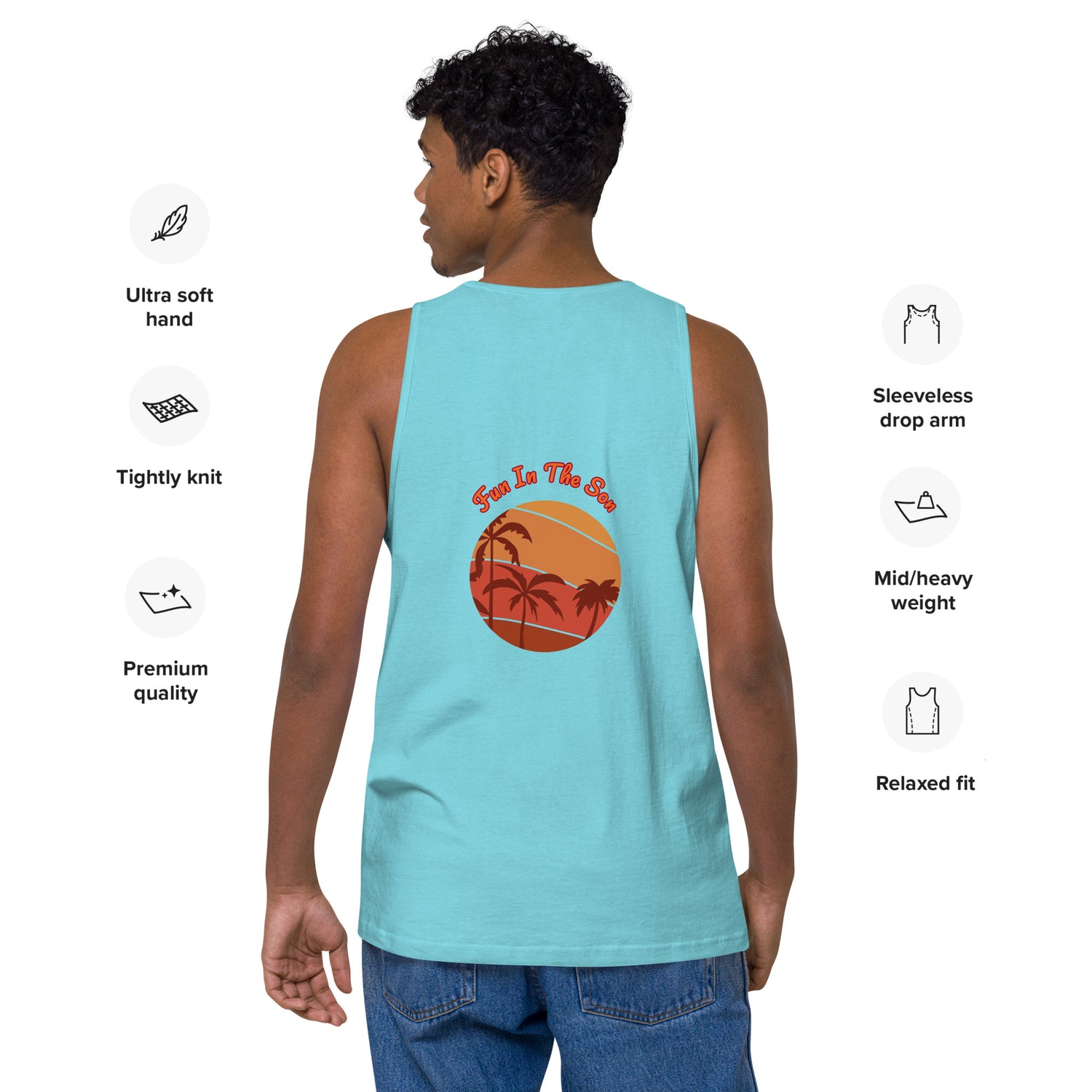 "Fun In the Son"- Men’s premium tank top