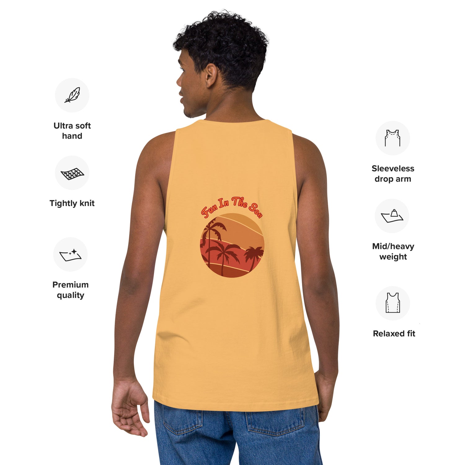 "Fun In the Son"- Men’s premium tank top