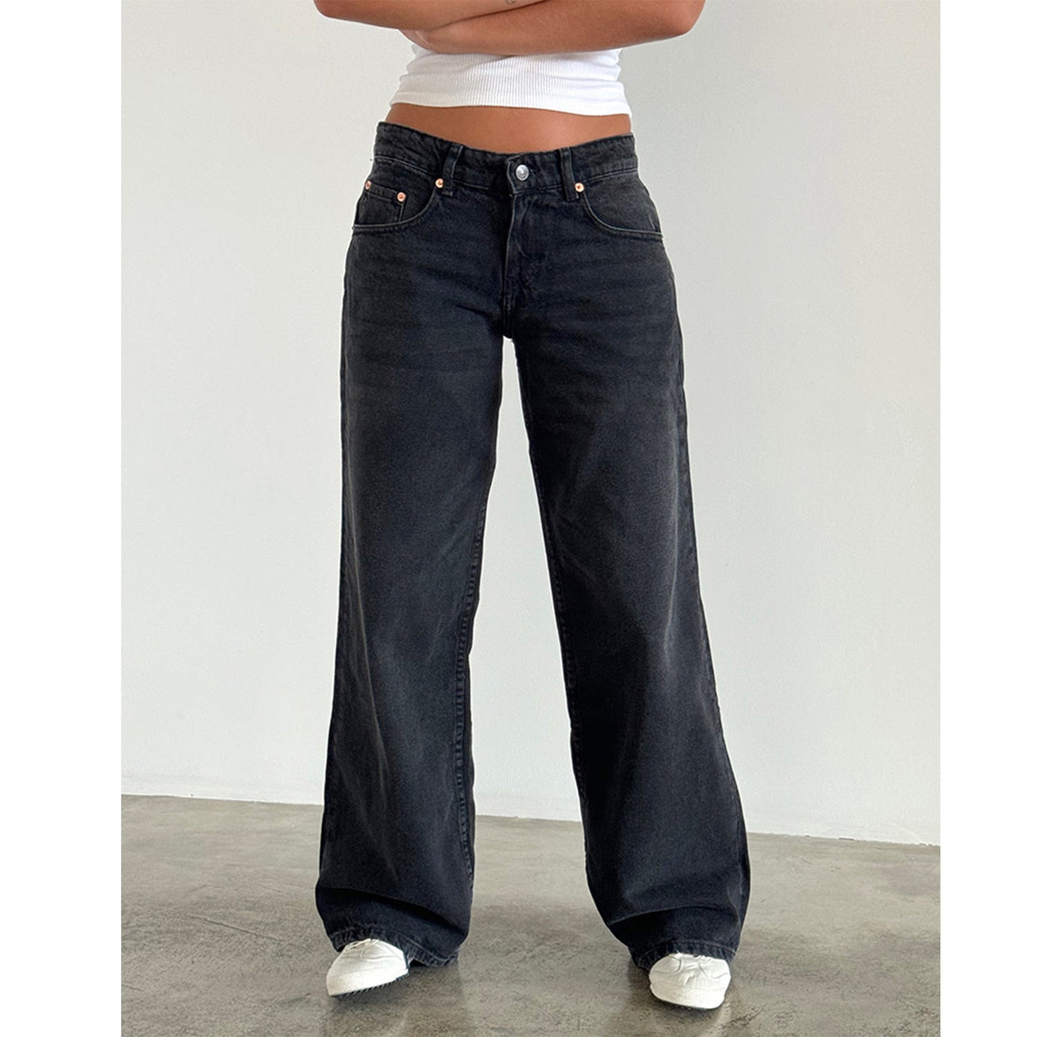 Street Wide Leg Denim Women&