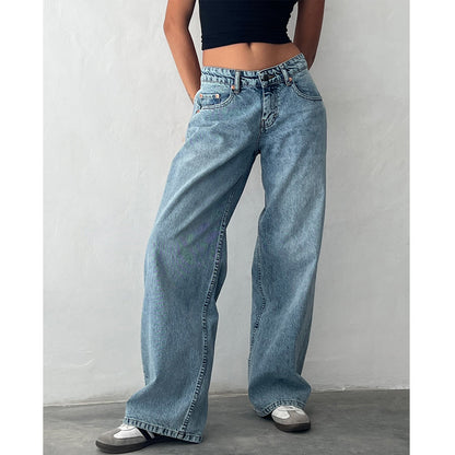 Street Wide Leg Denim Women&