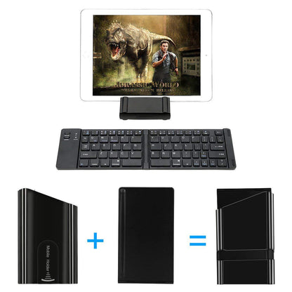 Folding Metal Bluetooth Foldable Keyboard