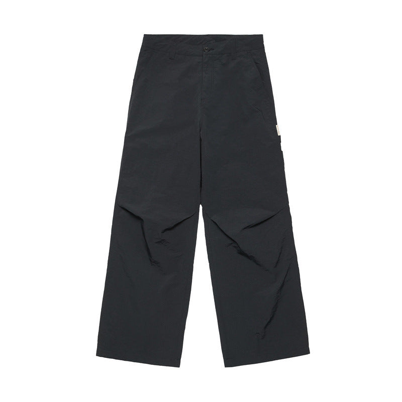 Street  Casual Loose Straight leg pants