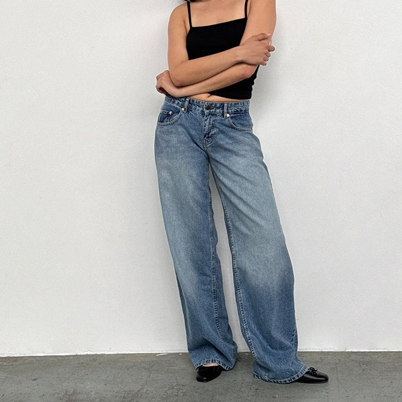 Street Wide Leg Denim Women&