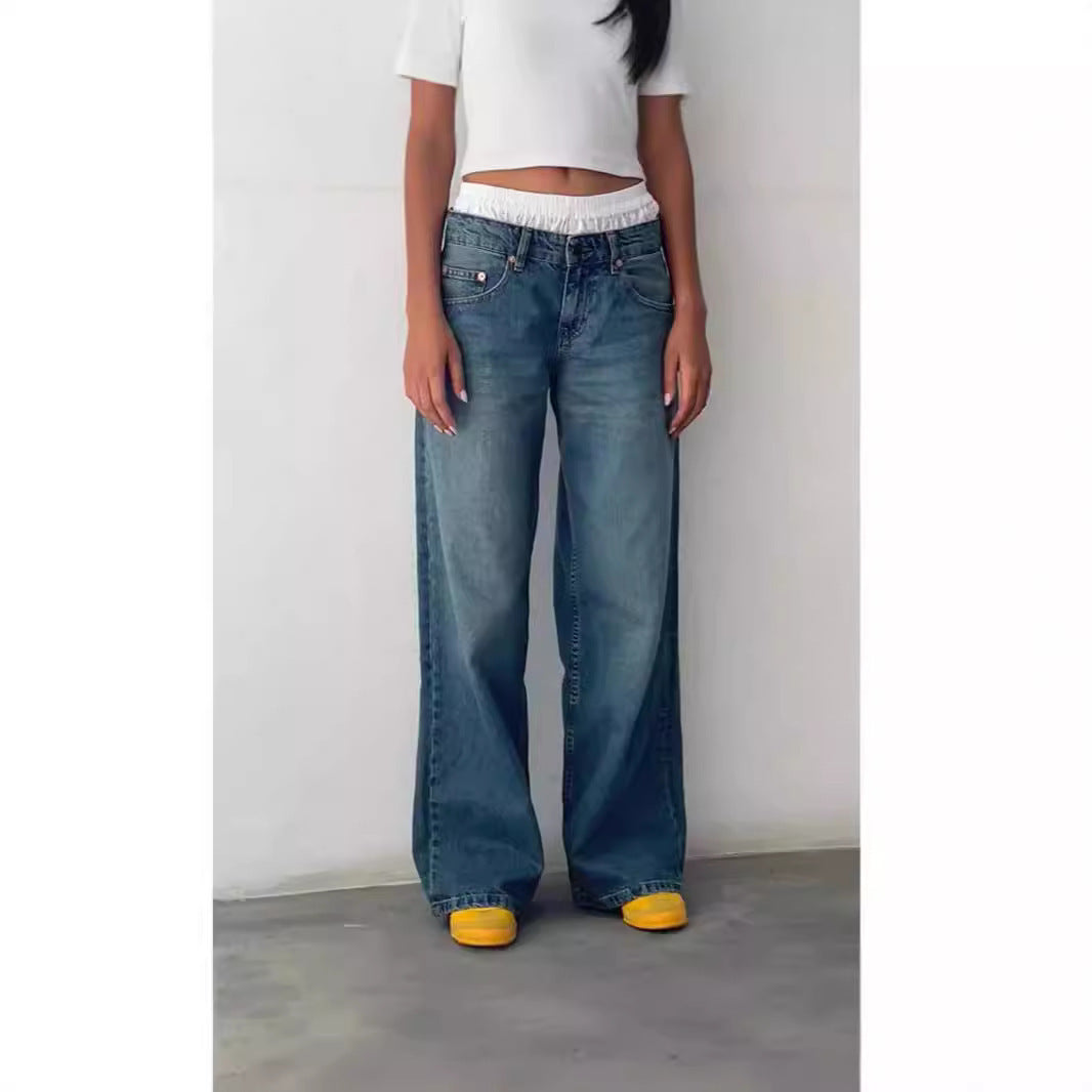 Street Wide Leg Denim Women&