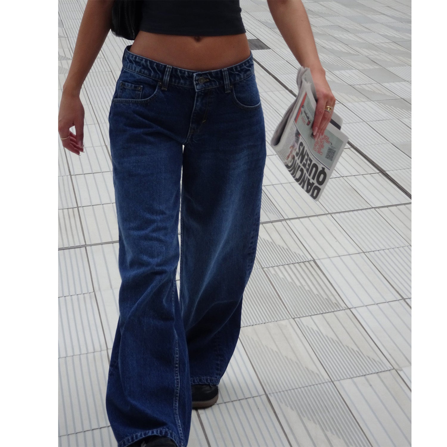 Street Wide Leg Denim Women&