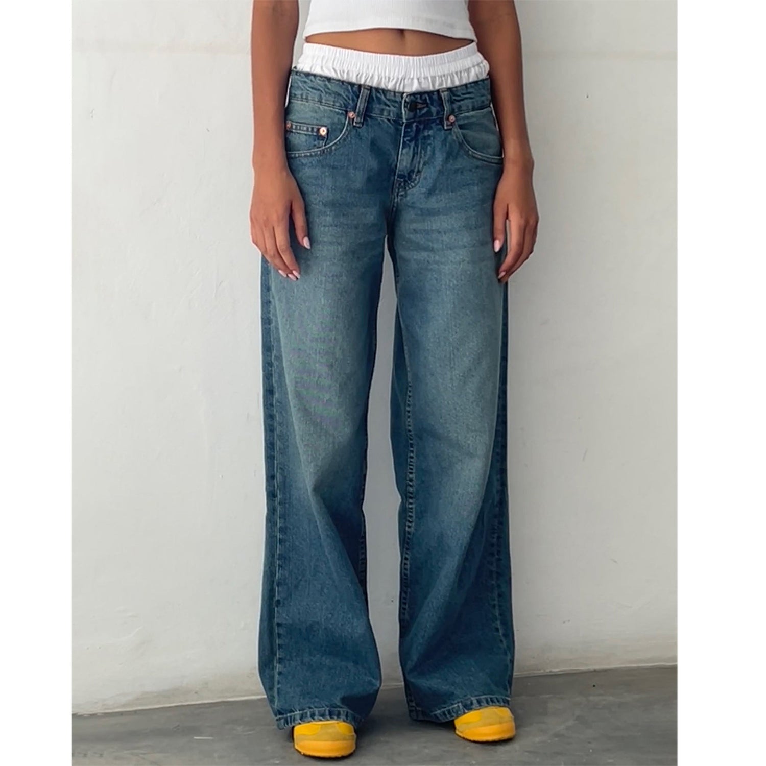 Street Wide Leg Denim Women&