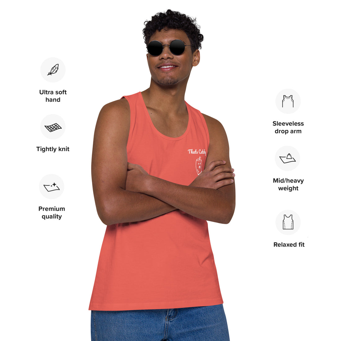 &quot;Fun In the Son&quot;- Men’s premium tank top