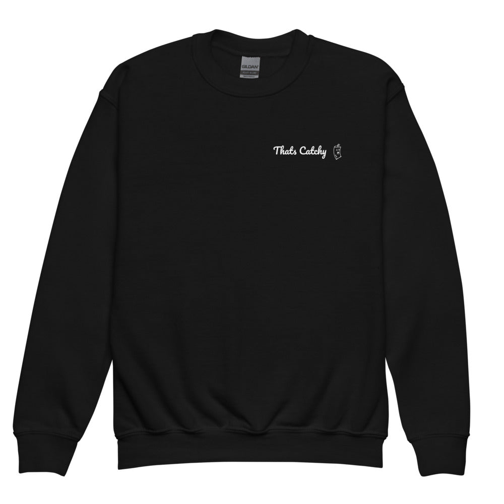 Space Swoosh- Youth crewneck sweatshirt