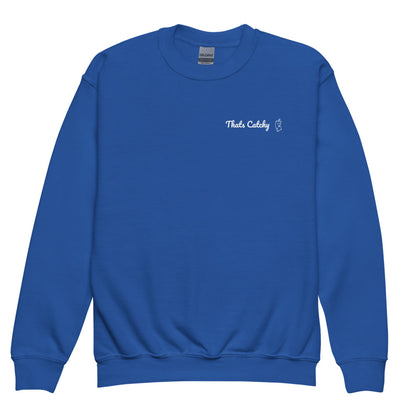 Space Swoosh- Youth crewneck sweatshirt